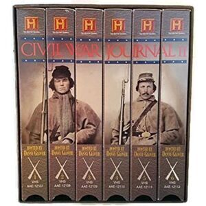 History Channel A&E Civil War Journal II - Set Two 6 VHS tapes brand new!